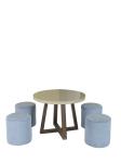 Recliners and easy table