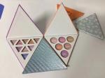 Spot UV 6 Colors Triangular Shape Eyeshadow Palette Containers