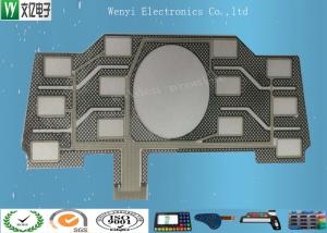 China EMI Shield Flexible Capacitive Touch Keypad / Custom Printed Membrane Touch Panel factory