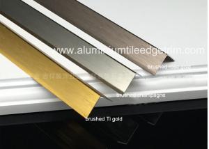 China Durable Brushed Aluminum Corner Guards Equal Angle Extrusion Profile factory
