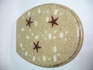 China sea star shell toilet seat factory