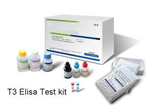 China TriiodothyronineT3 Elisa Kit Test Goat - Anti - Mouse Antibody Coated Microtiter Wells factory