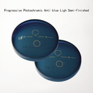 China Progressive Semi-finished UC/HC/HMC Photochromic For Block Blue Ray factory