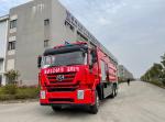 6x4 10 Wheeled Large Fire Engine Vehicle 290hp 10 Ton With Double Cabin