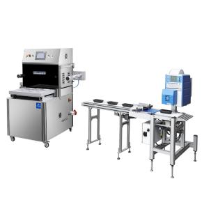 China Tray Vacuum Packer Nitrogen Filling MAP Packaging Machine factory