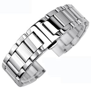 China Sliver Chain Strap / Watch Band Replacement For Man Watch Logo Custom on sale