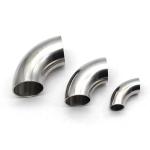 OEM Supported Stainless Steel 316L Sanitary Fitting 90 Degree Polished Weld