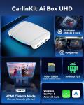TBox UHD HDMI Wireless Adapter Carplay Ai Box 128Gb SM6225 Youtube Netflix Car