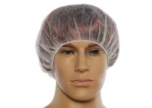 China 21 Inch Lightweight Disposable Head Cap Breathable Spunbonded Polypropylene factory