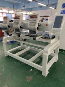 China 2 Heads computerized embroidery machine suitable for logo embroidery T-shirt cap and jacket factory