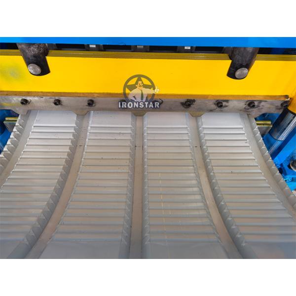 Automatic curved roof sheet roll forming machine