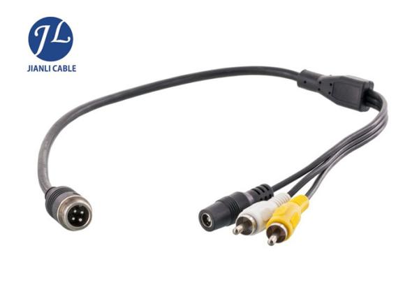 Hot Selling Waterproof RCA To 4 PIN Cable Connect With Vehicle Rear View Reverse