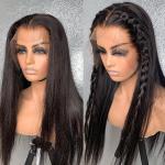 100g Density Wigs Real Human Hair Extension 180% Straight Hair Long