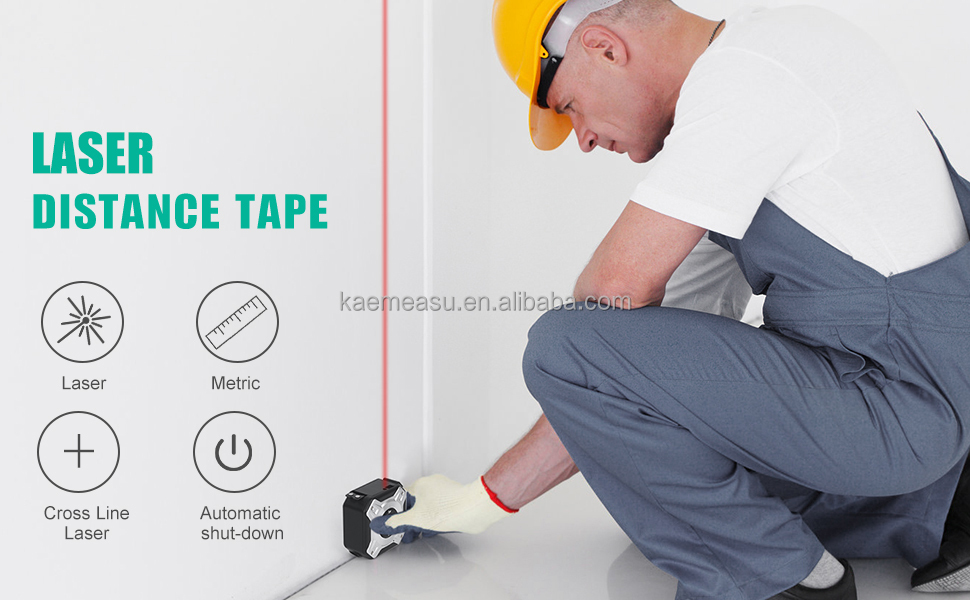 Multifunction USB Charging Tape Measure Rangefinder Electronic Ruler Infrared Measuring Instrument OEM Laser Distance Meter