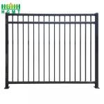 High Quality Black Coated 8FT Length Wrought Iron Fence