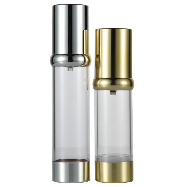 Aluminum Base Material 30ml 40ml Eye Cream Bottle Airless Design Collar Material