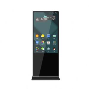 China 49 Inch Freestanding Digital Displays Aluminum Frame With Tempered Glass Surface factory