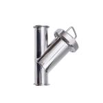 Sanitary Stainless Steel Y Type Water Filter with Dis Standard Clamped