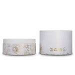 Eco Friendly Gold Stamping Paperboard Cylinder Packaging Boxes With Lid