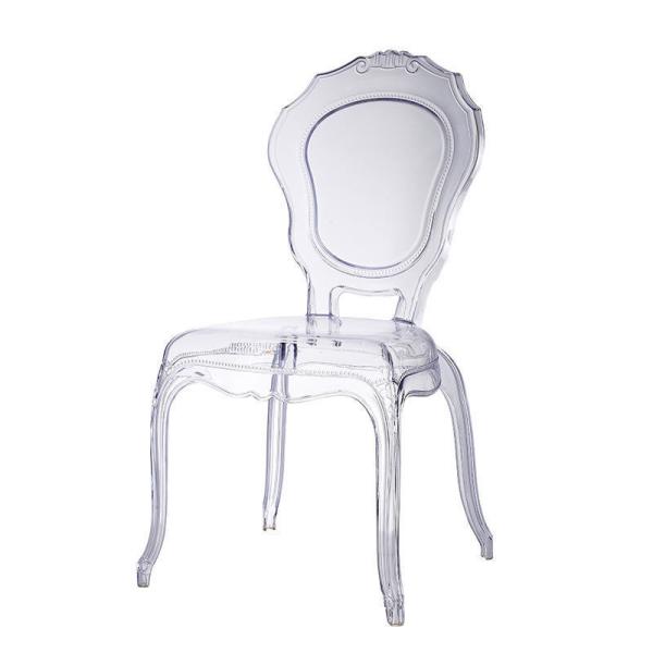 China Clear Plastic Acrylic Chiavari Chair for Weddings Banquets factory