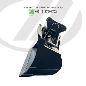 China Excavator Hydraulic Rotating Tilting Trench Buckets Excavator Tilt Bucket factory