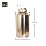 Stainless Steel 304 Transport 25L Milk Storage Can