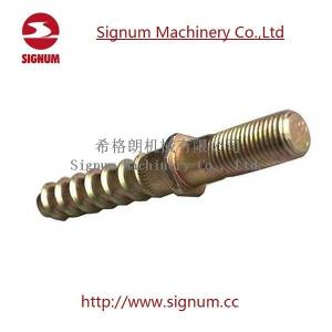 China Customized Design Double Head Zinc Plated Railway Screw Spike for Railroad factory