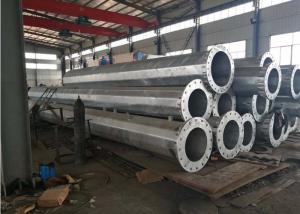 China Tapered Or Octagonal Electric Steel Pole Swaged Steel Tubular Pole factory