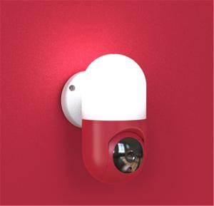 China wall light camera, night lamp camera, smart baby camera_copy factory