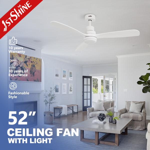 52 Inch Luxury Ceiling Fan with Remote Control and Energy Saving LED Light