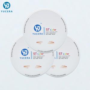 China YUCERA ST False Teeth CAD CAM Pre Shaded Zirconia Blocks factory