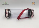 Custom Printed Clear PVC Plastic Cylinder Tube Box Packaging Round Acetate