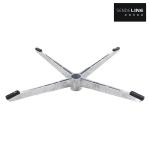 Four-star base, office chair base replacement, polished color high 122 aluminum