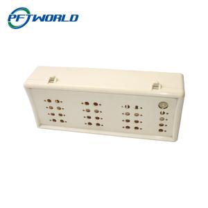 Precision Injection Molding Parts White ABS Plastic Instrument Enclosures