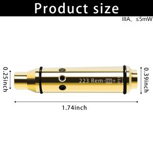 China Purple Laser Training Cartridge for 223Rem with Built in Rubber Snap Cap factory