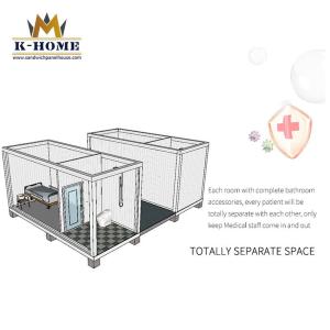 China Emergency Container Hospital Fast Build Isolation Room Made In China factory