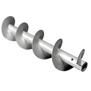 China Cold Rolled Steel Auger Conveyor Continuous Sectional Screw on sale