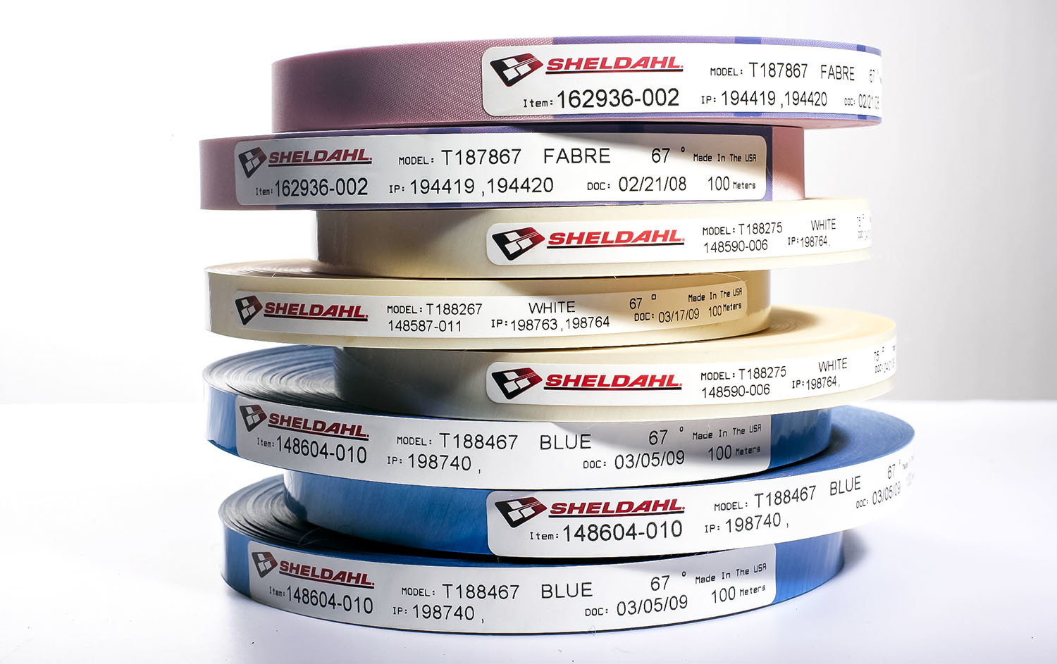 SIC SEGMENTED BELT / SILICON CARBIDE POLYESTER CLOTH WIDE SANDING BELT FOR WOOD-BASED PANEL, 1950X2800MM