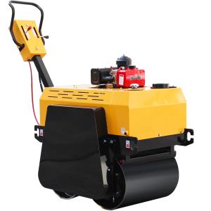 China HYDAC Small Road Roller Double Drum Machine Vibratory 0.5 Ton Mini Road Roller Compactor factory