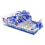 Fly Space Station Indoor Play Structures Cartoon Theme Indoor Childrens