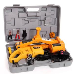 China 2 TON ELECTRIC SCISSOR CAR LIFT JACK WRENCH 12V CIGARETTE ADAPTER factory