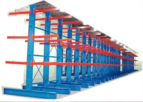 Double Sided Cantilever Storage Racks Industrial Cantilever Material Rack For