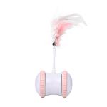 Electronic Intelligent Cat Tumbler Toy With Feather