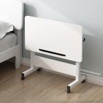 80 kgs Weight Capacity Standing Coffee Table White Wooden Work Station for