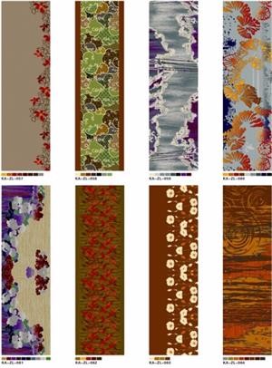 China factory printed Axminster material Hallway carpet for hotel