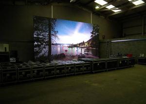 China HD 4mm Ultra Bright Outdoor Full Color LED Display Waterproof IP65 , Portable factory