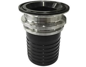 China SS316L 3a Pipe Fittings FEP Lined 6 Inch Tri Clamp Sanitary Fittings factory