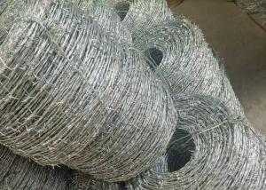 China 500 Meters 12.5x12.5 Protection Barbed Wire Waratah Blue factory