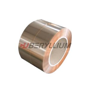 China 1/2Hard TD02 Tempered Alloy25 Beryllium Copper Strip For Welding Electrodes factory