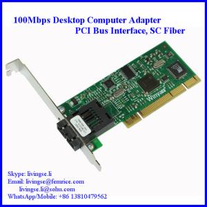 China 100Mbps NIC Card, PCI Desktop Computer Fiber Optic Network Adapter, SC Fiber, FM559FX-SC factory